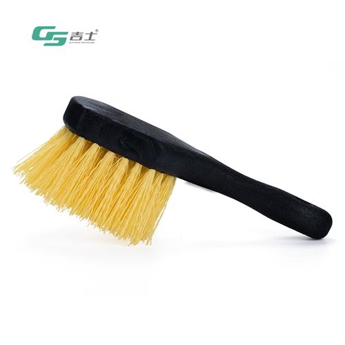 gs吉士清洗刷腳墊專用汽車美容清潔刷長柄工具洗車硬毛刷子輪胎刷